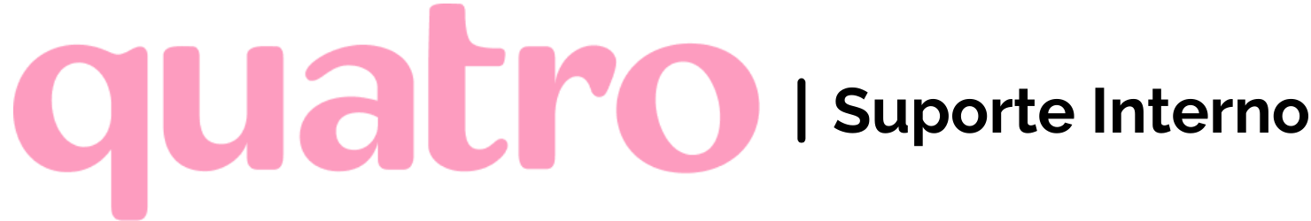 Página inicial da Central de Ajuda de Suporte Interno Quatro